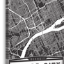 Detroit Map Canvas Art