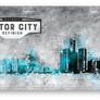 Detroit Skyline Canvas Art