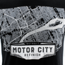 Short Sleeve Detroit Map T-Shirt