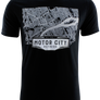 Short Sleeve Detroit Map T-Shirt
