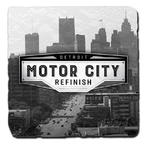 Motor City Refinish Detroit Coaster Set
